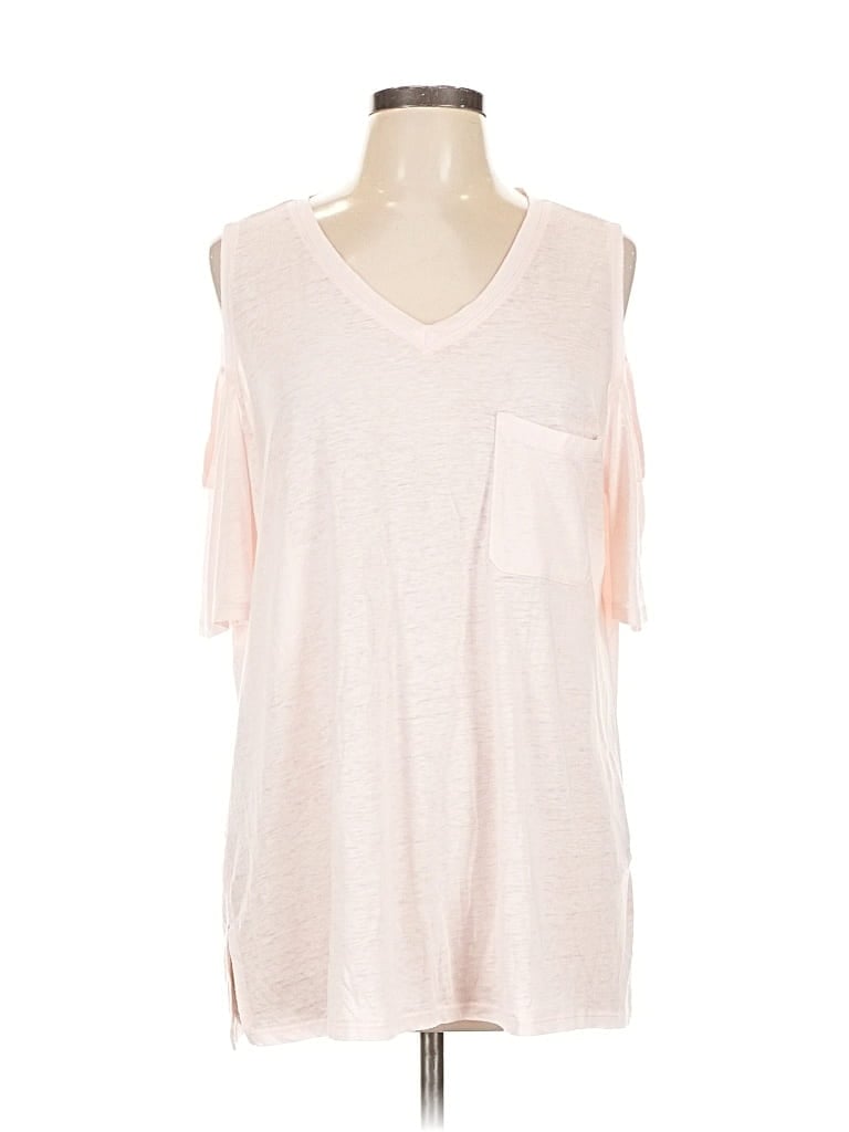Pre-owned Seven7 Sleeveless T-shirt In Pink