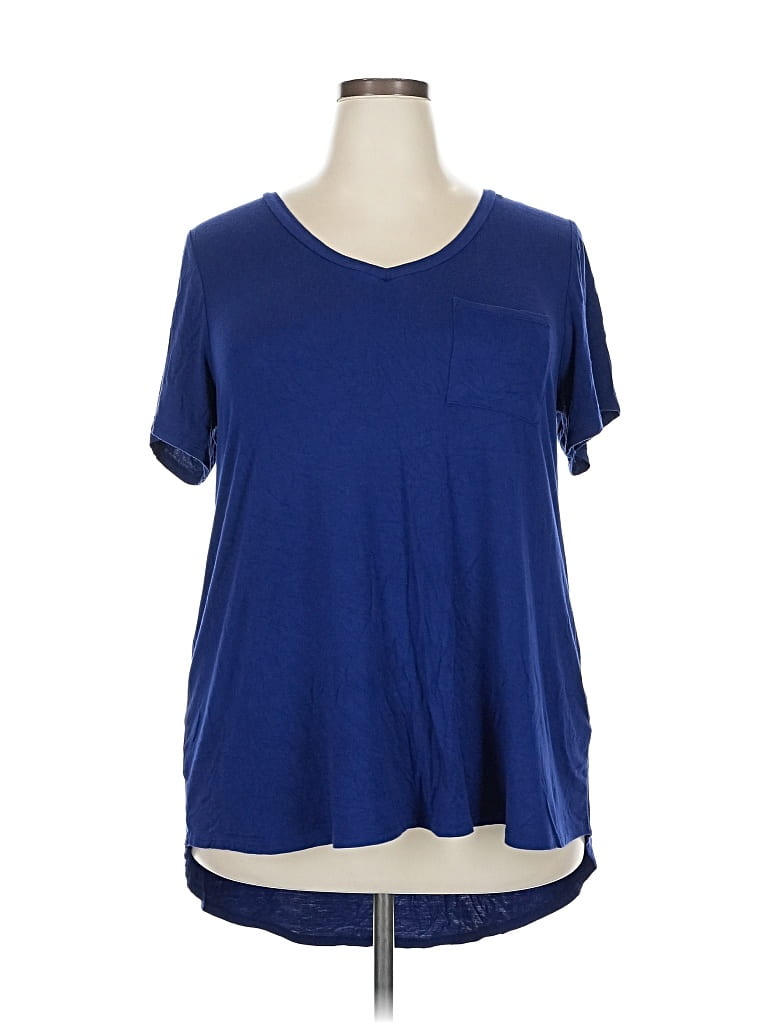 CUPIO Pre-owned Short Sleeve T-shirt In Blue