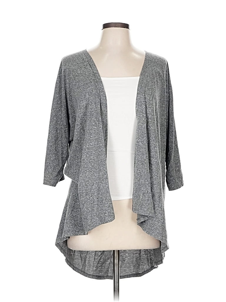 Pre-owned Lularoe Kimono In Gray