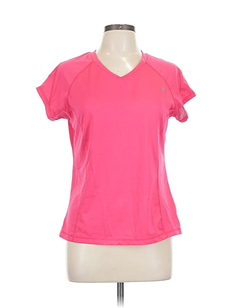 Pre-owned Champion Active T-shirt In Pink