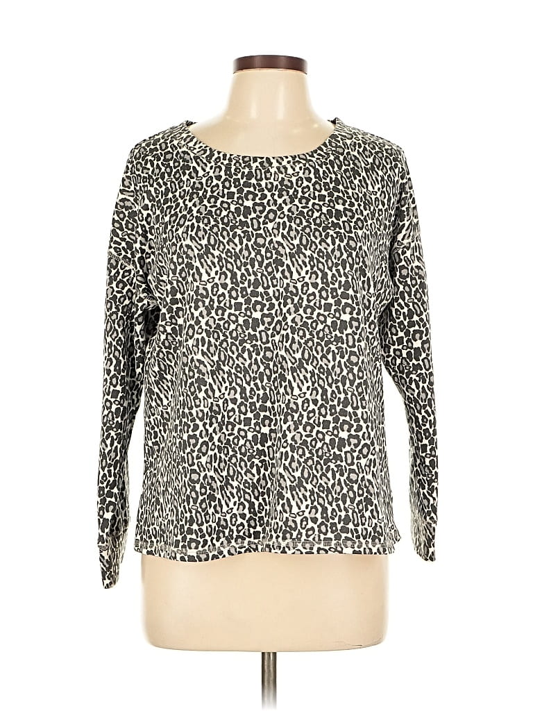 Pre-owned Splendid Pullover Sweater In Silver