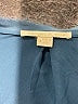 Cooper & Ella 100% Polyester Blue 3/4 Sleeve Blouse Size M - photo 7