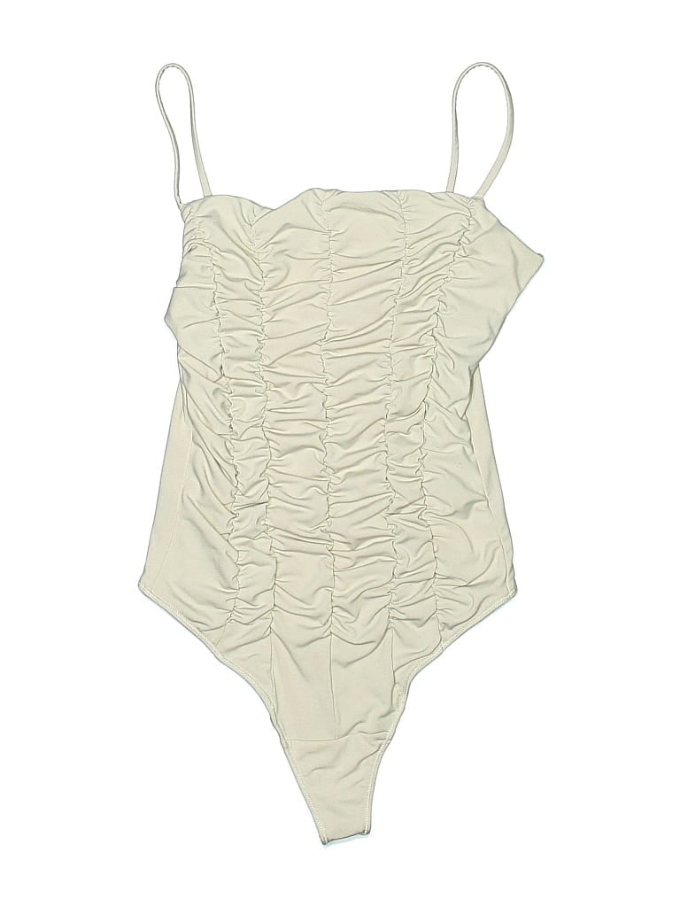 Pre-owned Abercrombie & Fitch Bodysuit In White