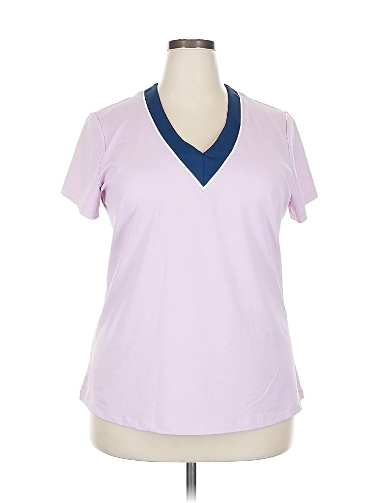 Click to view more detailed imagery on our partner's website Pre-owned Cutter & Buck Short Sleeve T-shirt In Purple