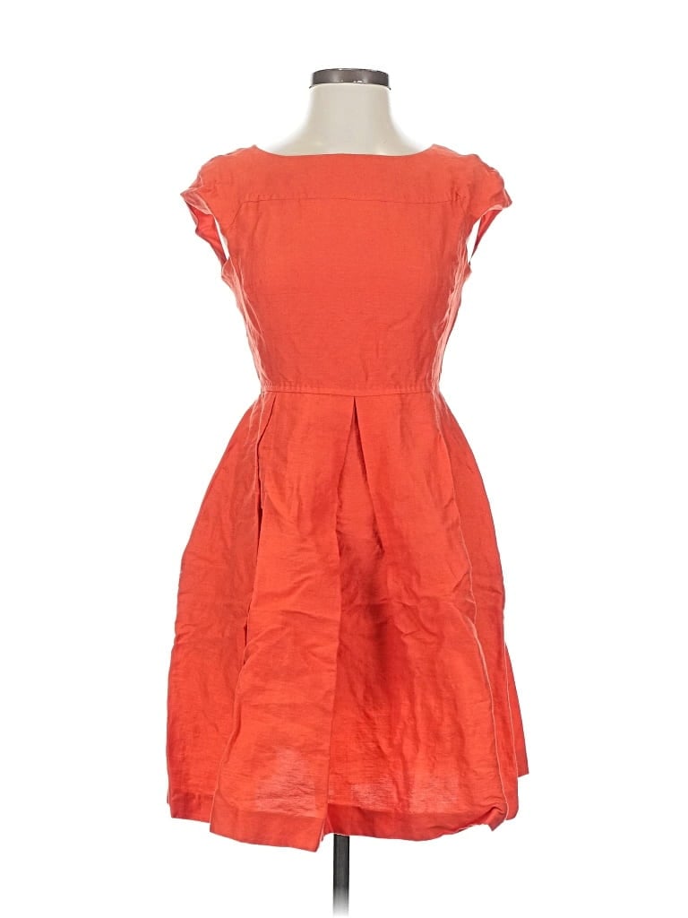 Pre-owned Weekend Max Mara Cocktail Dress In Orange