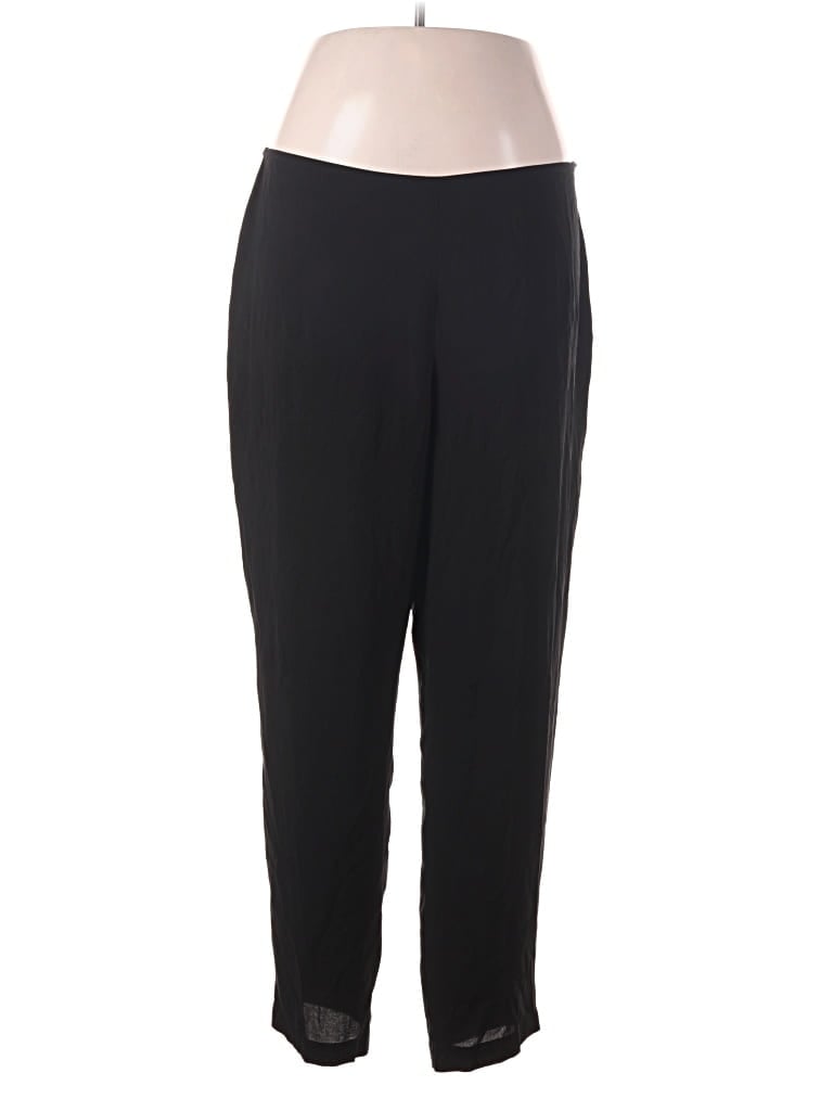Pre-owned Eileen Fisher Casual Pants In Black