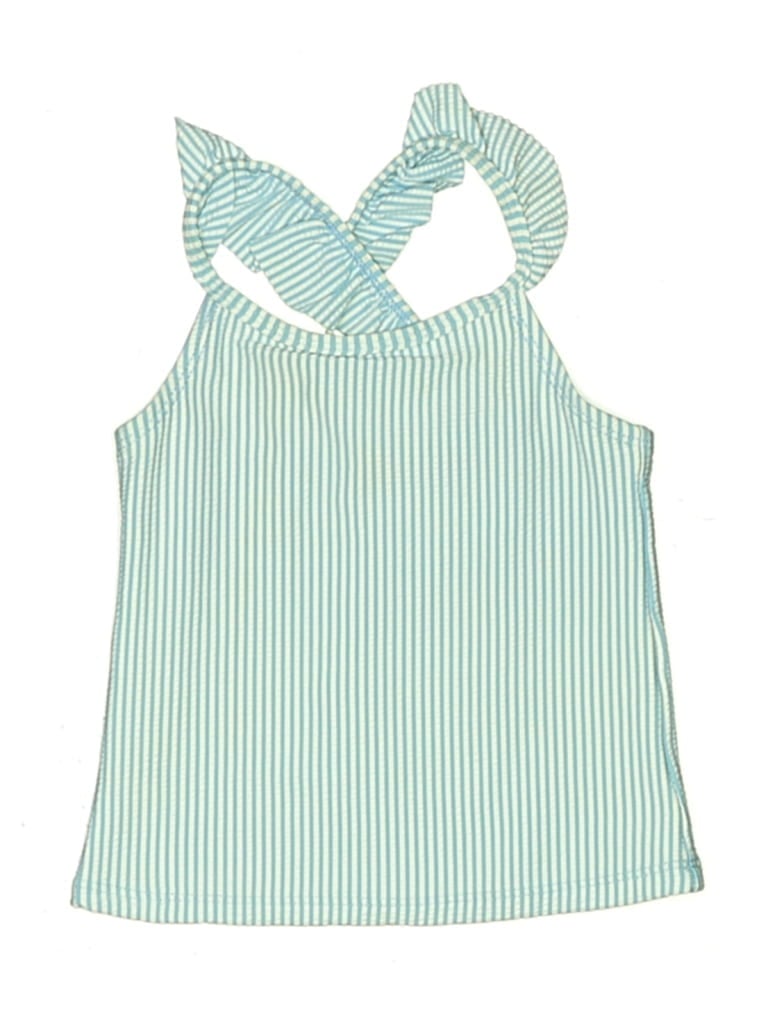 Pre-owned Assorted Brands Kids' Tank Top Green Tops