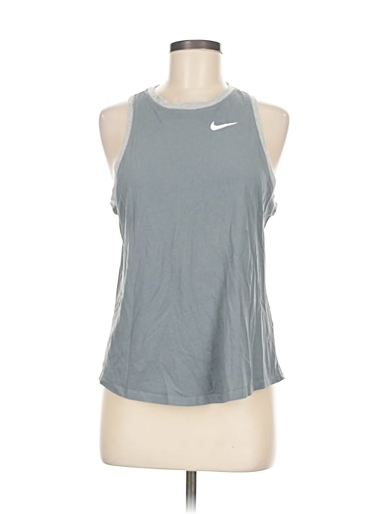 Pre-owned Nike Active Tank Top In Gray