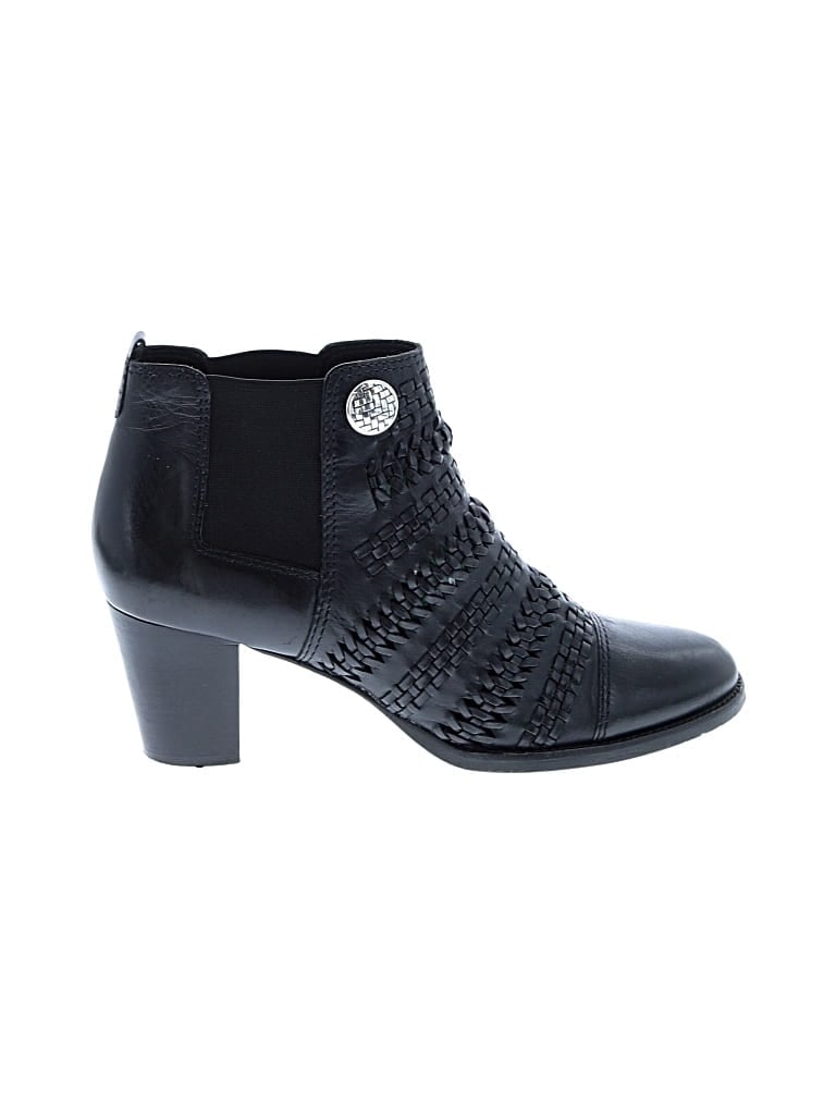 Pre-owned Brighton Ankle Boots In Black