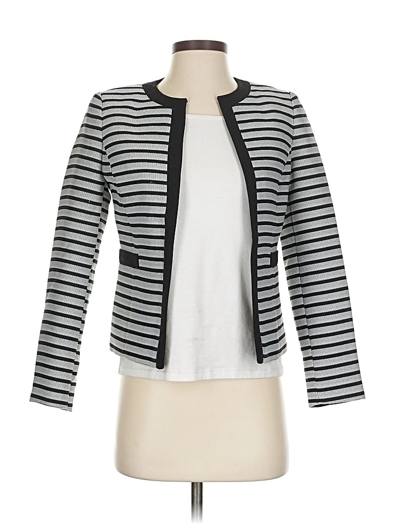 Pre-owned Tahari By Asl Jacket In Gray