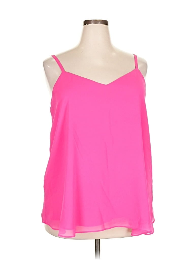 Pre-owned Torrid Sleeveless Blouse In Pink