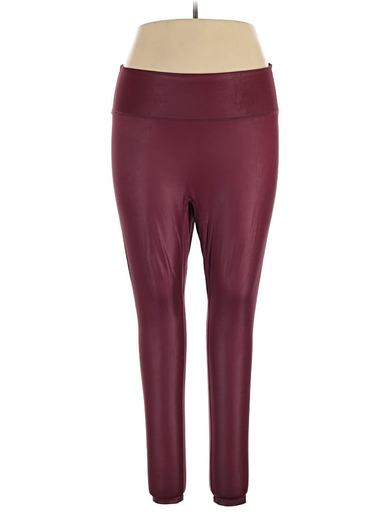 Pre-owned Motion 365 Made By Fabletics Active Pants In Burgundy