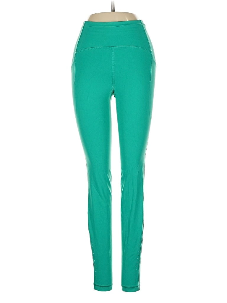 Pre-owned Lululemon Athletica Active Pants In Green