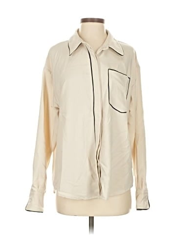 Bobbles & Lace Long Sleeve Blouse (view 1)