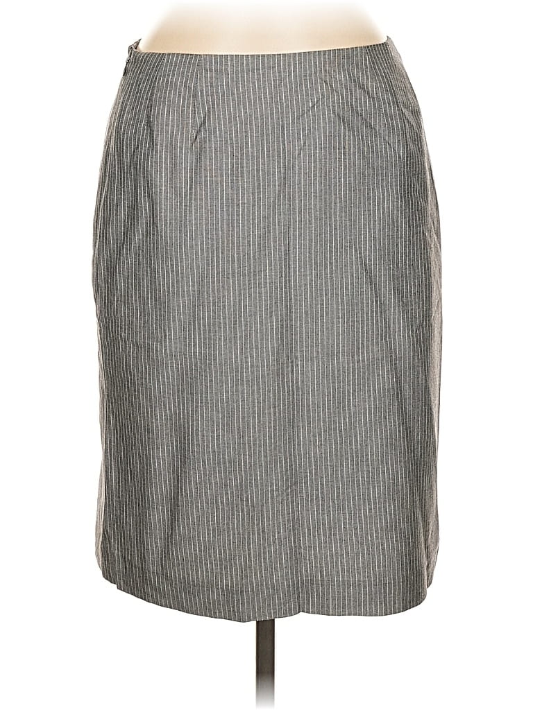 Pre-owned Unbranded Casual Skirt In Gray