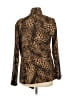 Grace Elements Animal Print Brown Blazer Size 8 - photo 2
