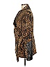 Grace Elements Animal Print Brown Blazer Size 8 - photo 5