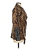 Grace Elements Animal Print Brown Blazer Size 8 - photo 4