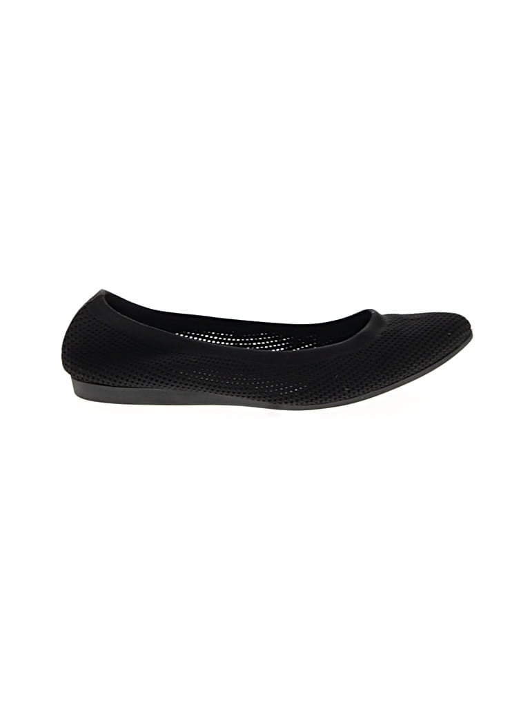ALL BLACK Pre-owned Flats In Black