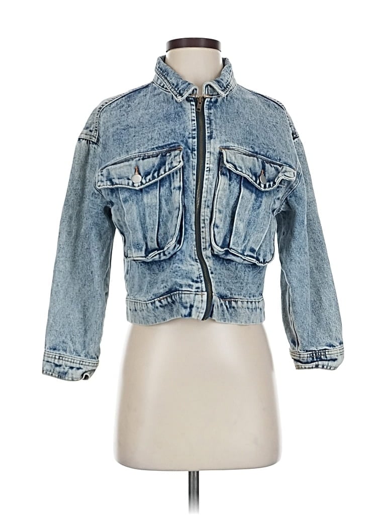 Pre-owned Forever 21 Denim Jacket In Blue