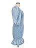 Tea n Rose Blue Cocktail Dress Size L - photo 4