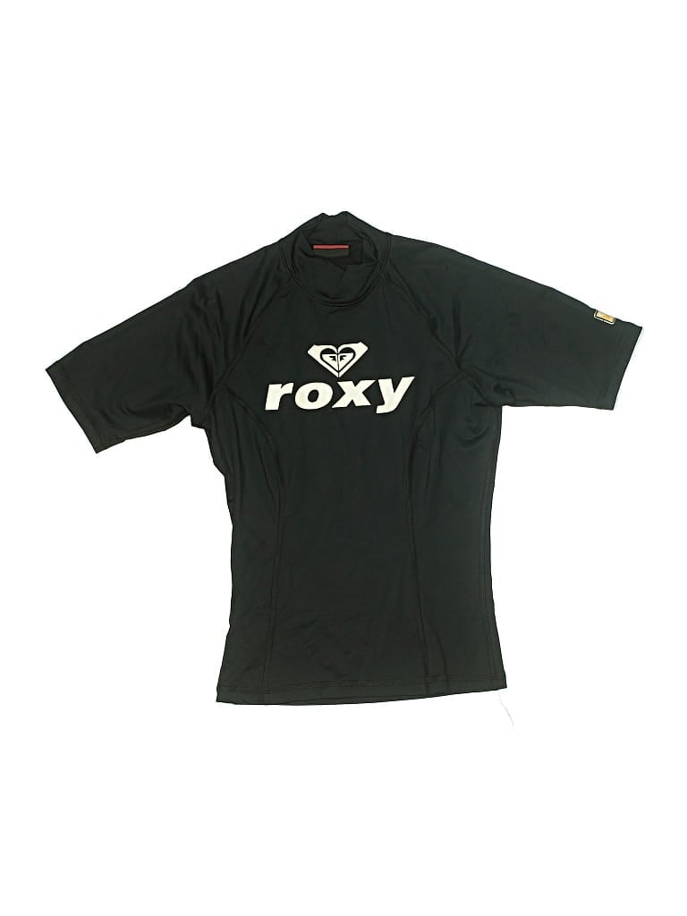 Click to view more detailed imagery on our partner's website Pre-owned Quiksilver Kids' Short Sleeve Turtleneck In Black