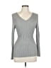 Pink Clover Silver Pullover Sweater Size L - photo 1