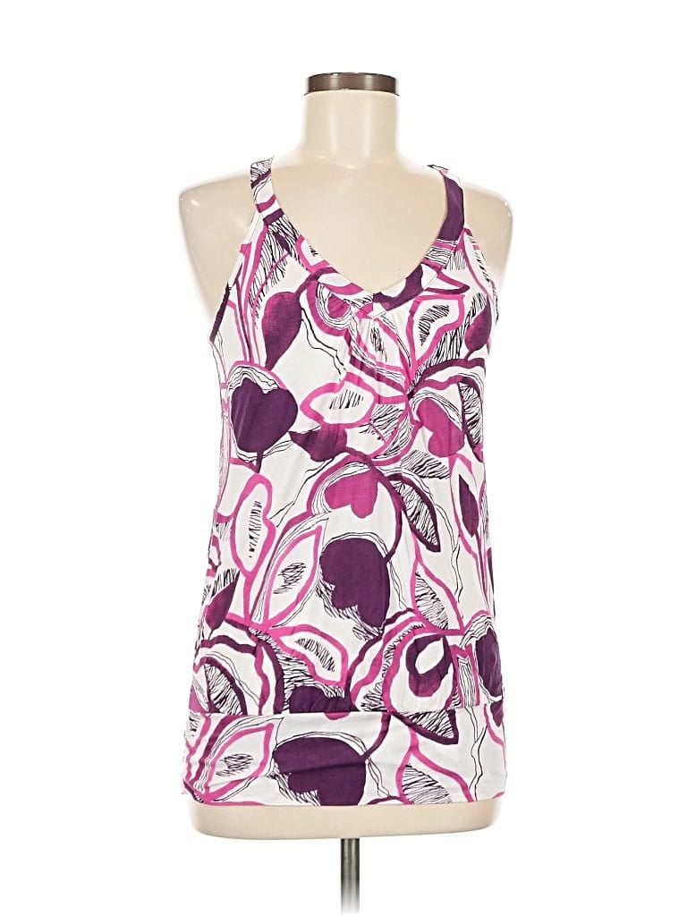 Click to view more detailed imagery on our partner's website Pre-owned American Eagle Outfitters Tank Top Purple Halter Neckline Tops