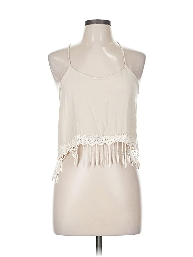 Pre-owned Assorted Brands Sleeveless Blouse In White