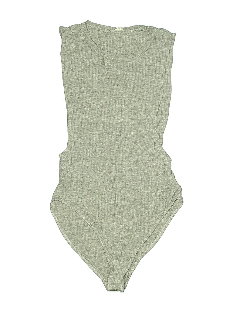 Pre-owned Out From Under Bodysuit In Gray