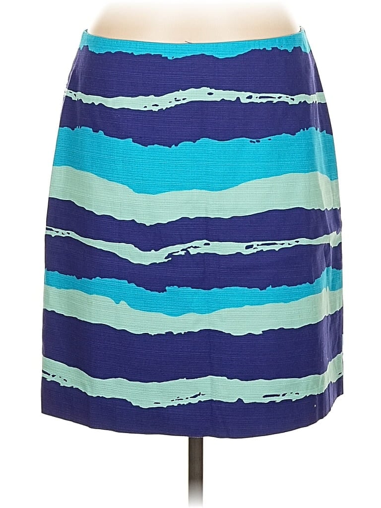 Pre-owned Ann Taylor Casual Skirt In Blue