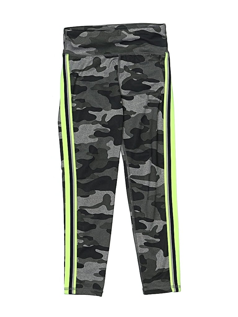 Pre-owned Gap Fit Kids' Track Pants In Gray