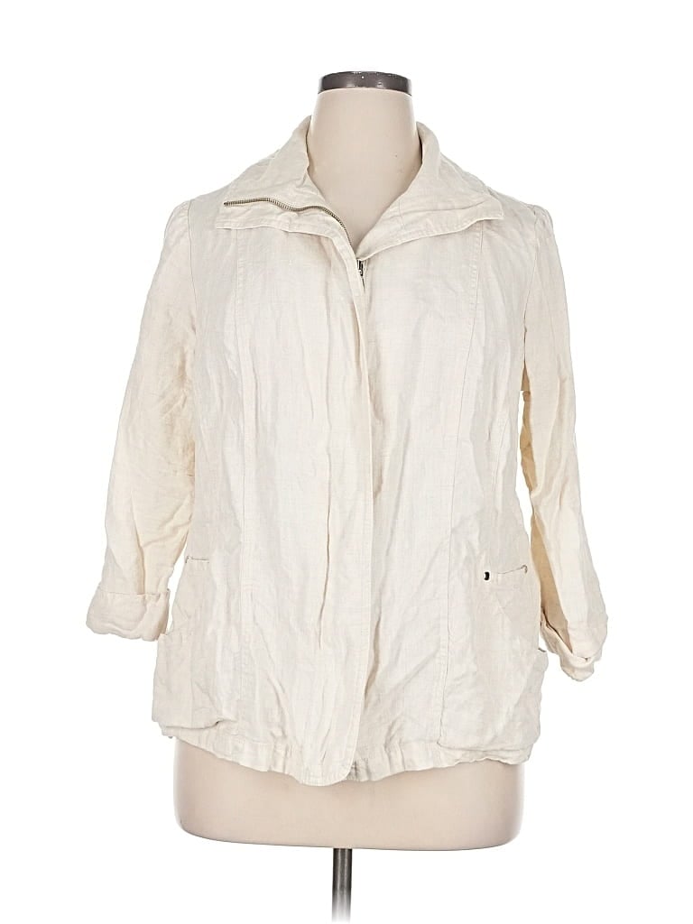 Click to view more detailed imagery on our partner's website Pre-owned Jm Collection Jacket In White