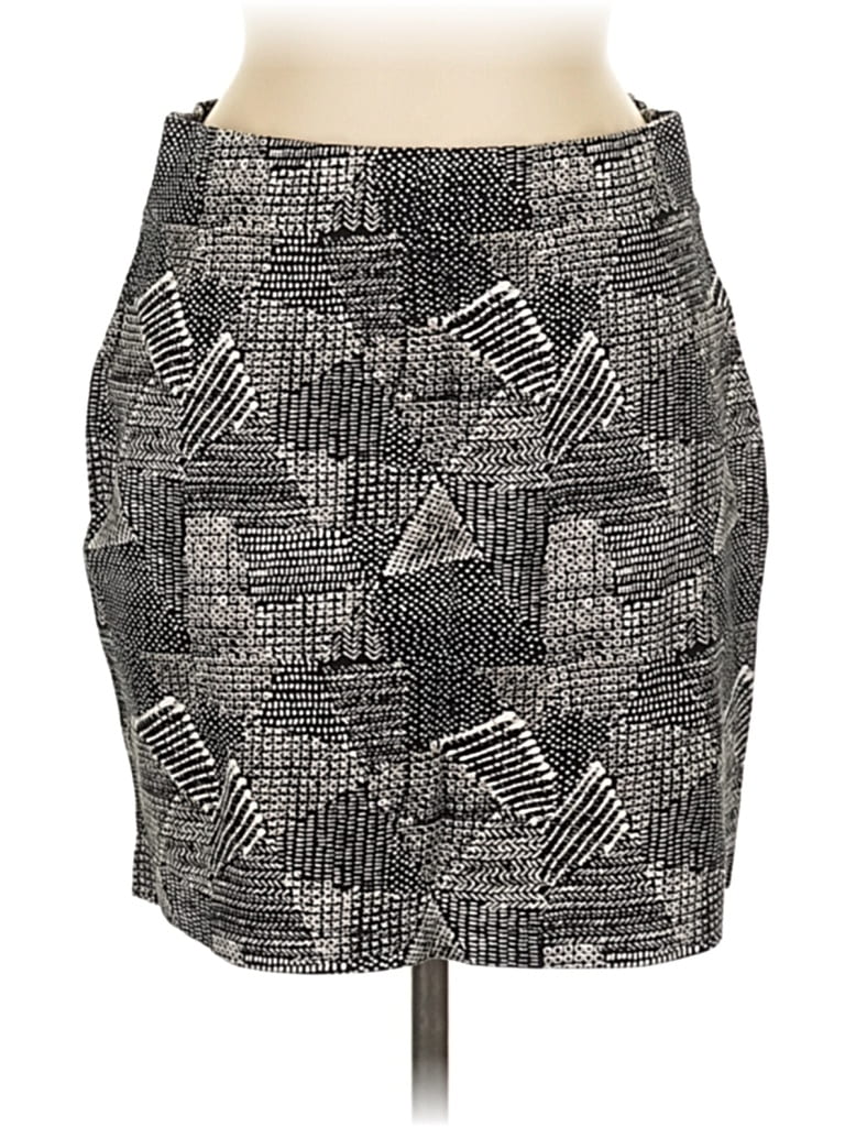Pre-owned Madewell Casual Skirt In Gray