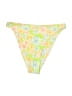 Assorted Brands Floral Yellow Swimsuit Bottoms Size S - photo 1