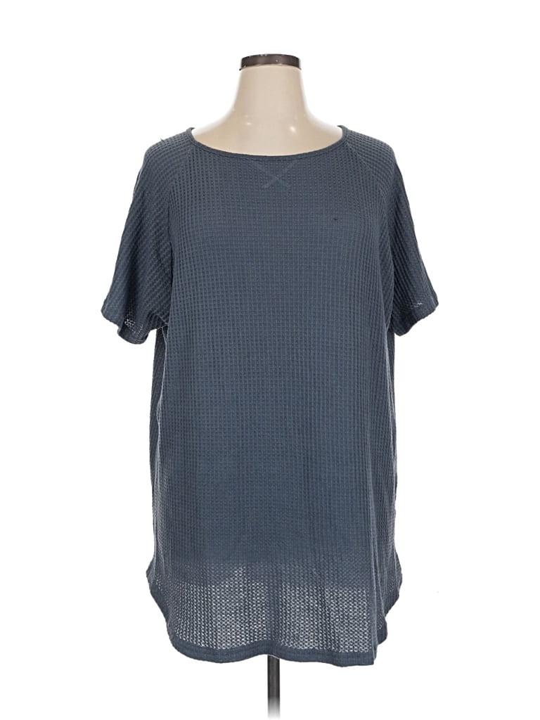 Pre-owned Ekouaer Short Sleeve T-shirt In Blue