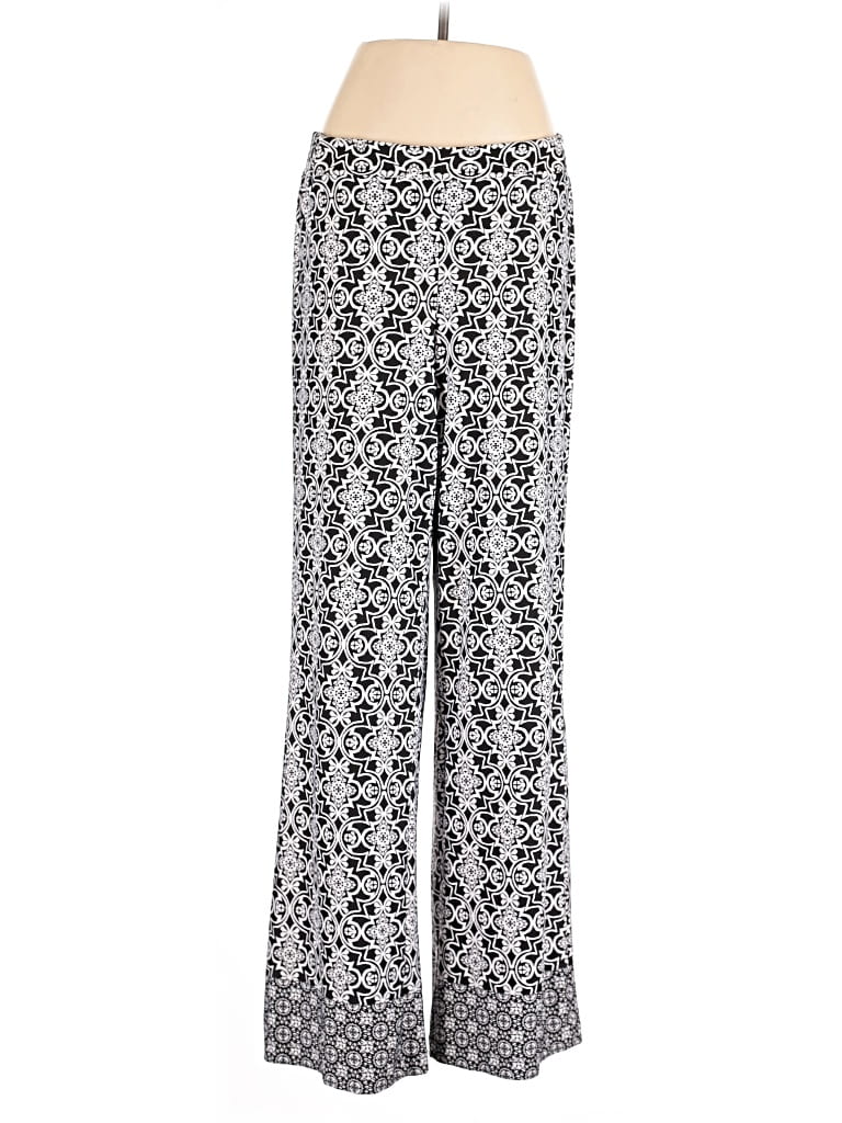 Pre-owned Ny Collection Casual Pants In Silver