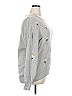 Shein Curve 100% Polyester Floral Gray Pullover Sweater Size 2X - photo 4
