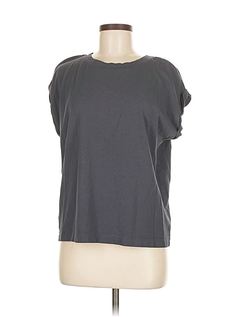 Pre-owned Ann Taylor Loft Short Sleeve T-shirt In Gray