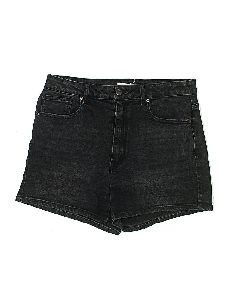 Pre-owned Harper Heritage Denim Shorts In Black