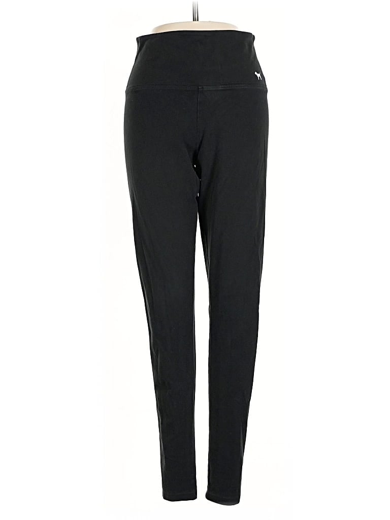 Pre-owned Victoria's Secret Pink Active Pants In Black