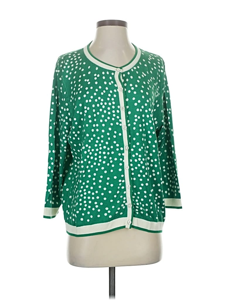 Click to view more detailed imagery on our partner's website Pre-owned Talbots Cardigan Sweater In Green