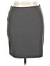 The Limited Solid Gray Formal Skirt Size 14 (petite) - photo 1