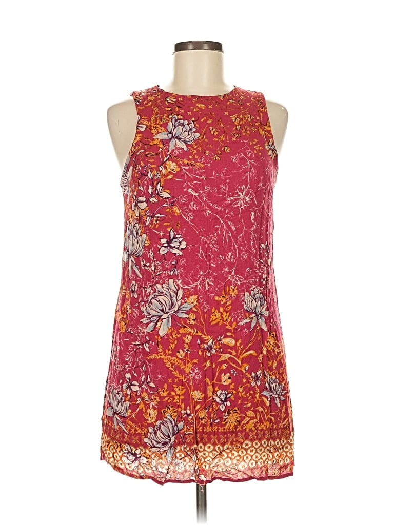 Pre-owned Ecote Casual Dress In Burgundy