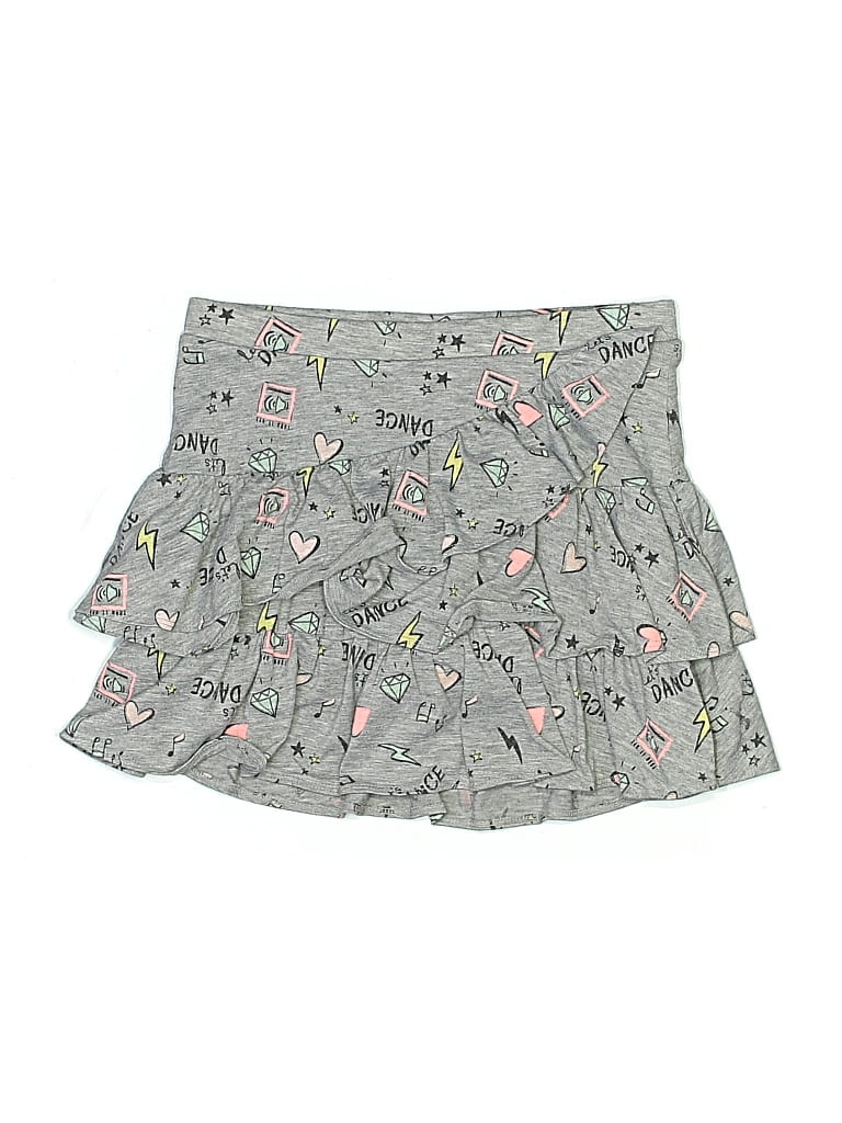 Pre-owned Justice Kids' Skirt In Gray