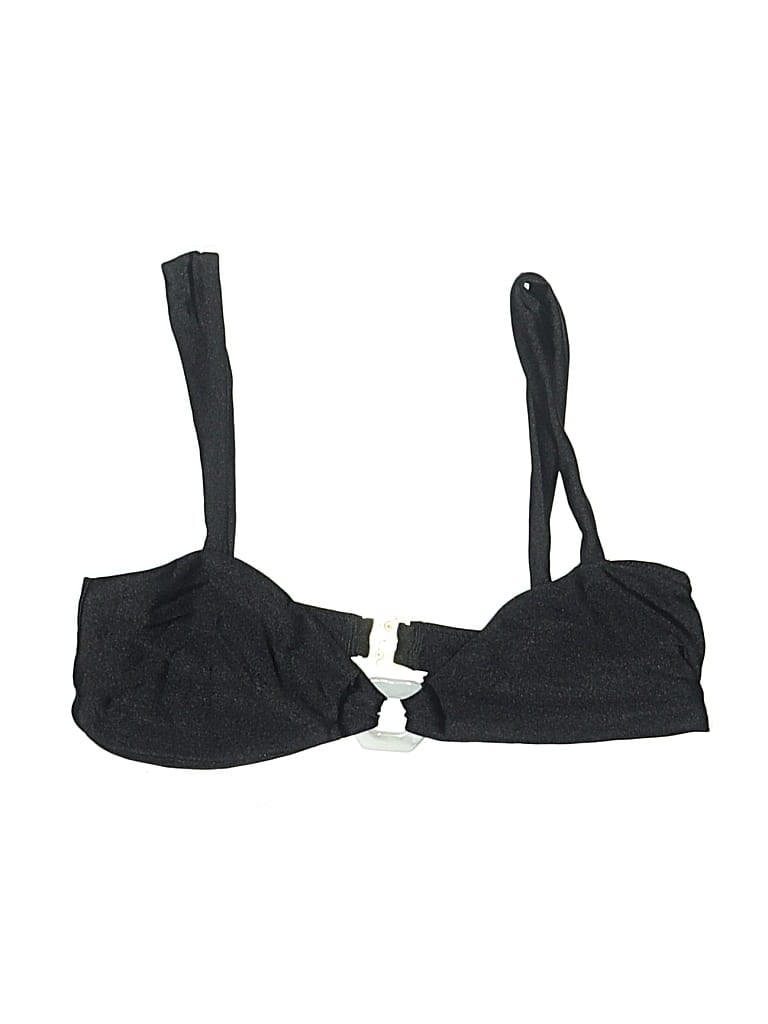 Pre-owned Assorted Brands Swimsuit Top Black Swimwear