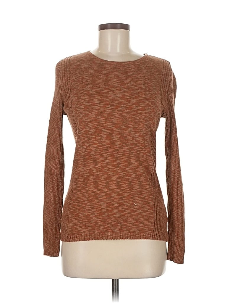 Pre-owned Relativity Pullover Sweater In Brown