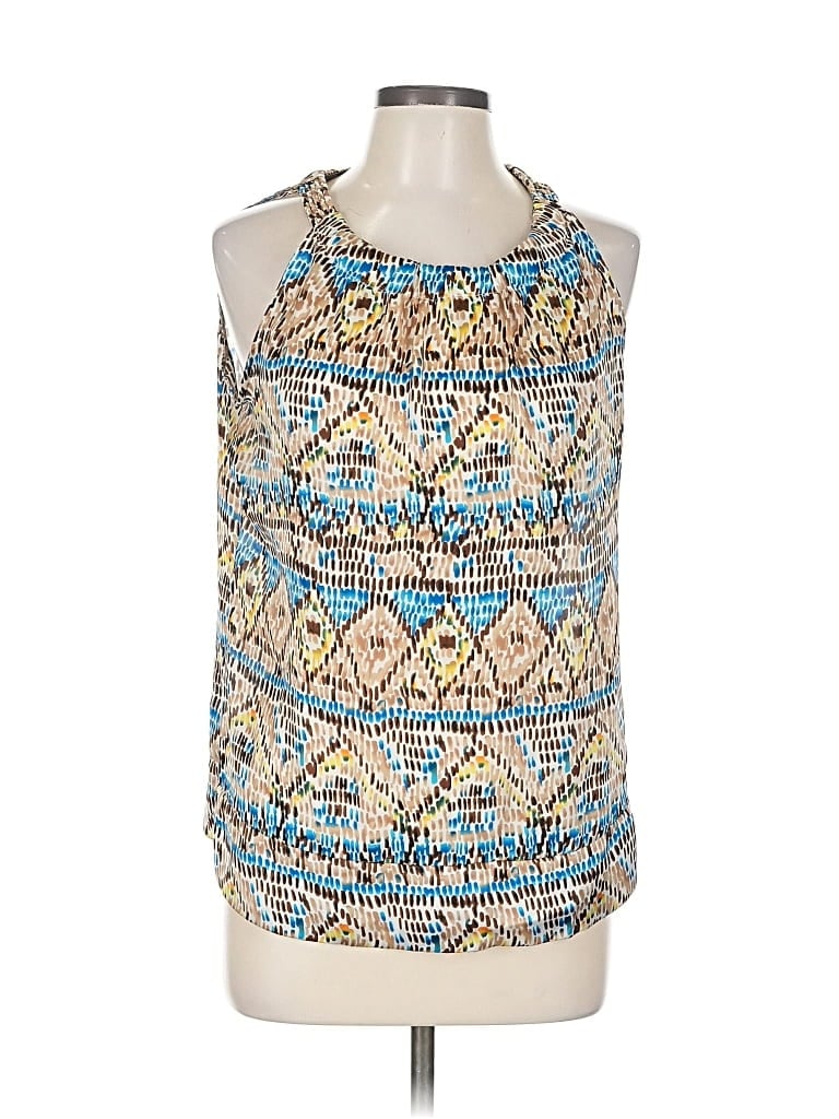 ESSENTIALS BY MILANO Pre-owned Sleeveless Blouse In Blue