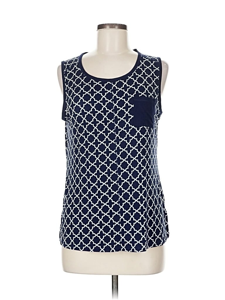 Pre-owned Unbranded Sleeveless T-shirt In Blue