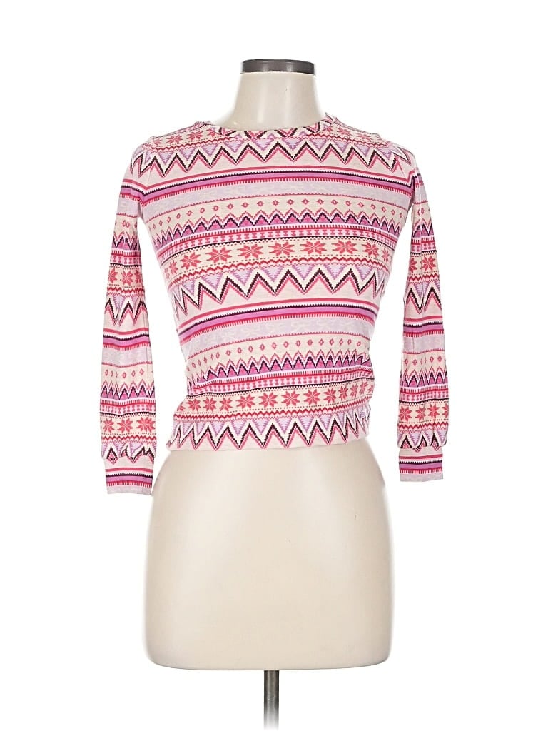 Pre-owned Vineyard Vines 3/4 Sleeve T-shirt In Pink